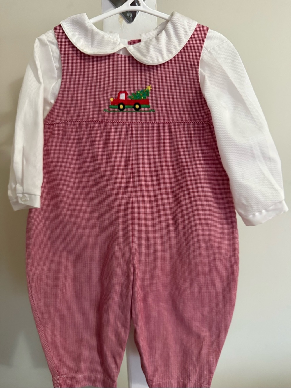 New Petit Ami Christmas Romper